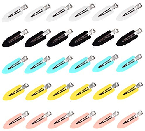 30 pièces femmes filles sans pli pinces à cheveux sans pli pinces à cheveux pinces de style pour coiffure Curl Pin Clips pour le maquillage
