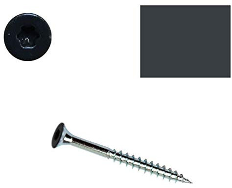 Vis bois Torx 3x40 gris anthracite RAL 7016 par 100