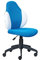 Inter Link - Schreibtischstuhl - Kinder Bürostuhl - Kinderdrehstuhl - Bezug Mesh - Blau und Weiss - Jessi