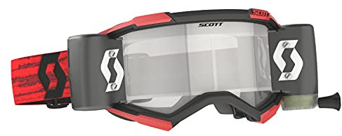 Scott Fury WFS Red/Black Motocross-Brille (Red/Black, One Size)