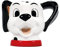 Taza Disney 101 Dalmatas - Taza desayuno 3D - Taza cerámica 400 ml - Taza te - Taza café - Licencia oficial