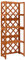 vidaXL Tannenholz Massiv Spalier mit Ablagen Rankgitter Rankhilfe Gartenspalier Blumenregal Pflanzenregal Blumenständer 55x30x140cm