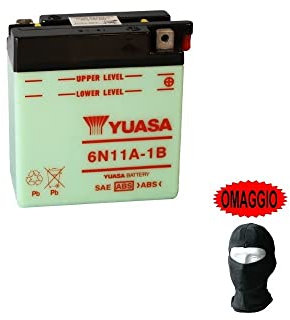 KOMPATIBEL MIT Benelli Cross 125 1972-1972 YUASA Batterie BEREITS EINSATZBEREIT 6N11A-1B 6V / 11AH STARTBATTERIE MOTORSPEZIFISCHE Motorrad Roller
