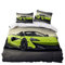 Tomifine Kinder Rennwagen Bettwäsche Set Sportwagen Extreme Sport Thema Bettbezug Mikrofaser Cars Automotiv Bettbezüge mit Reißverschluss und 2 Kissenbezug (155x220 cm + 80x80 cm,Rennwagen 6)