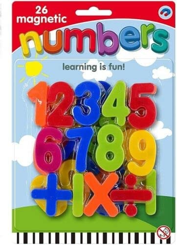 Celino® 26 Large Magnetic Numbers Fridge Magnets Toys Kids Home School Early Learning