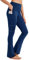 BAYGE Damen Bootcut Yogahose Hohe Taille Wasserdicht Blickdicht Bauchkontrolle Slim Fit Leggings Sporthose Schlaghose Sweathose Fitnesshose mit Taschen, Blau, S