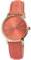 Raptor Sunny Damen-Uhr Leder Dornschließe analog Quarz RA10214 (Peach goldfarbig)