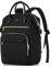 Sac a Dos Voyage Sac Ordinateur Femme,Antivol Sacoche PC Portable Cartable Femme pour Travail Sport Enseignant,Sac à Dos Scolaire pour Filles,Noir