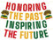 cocomigo Black History Month Banner Rot, Gelb, Grn, Gold 19 x 16,5 cm (Einzelne Banner) / 6,4 m (Gesamtlnge)