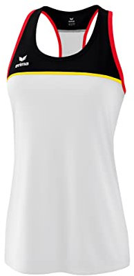 Erima Damen „CHANGE by erima leichtes Tanktop, weiß/schwarz/rot, 36