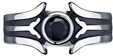 XJruixi Anime Sword Art Online Ring Kirigaya Kazuto Cosplay Unisex Couples Opening Adjustable Rings Prop Jewelry Accessories Gifts