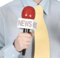 MIMIKRY Reporter Microphone Red News Costume Accessory News Anchor Micro