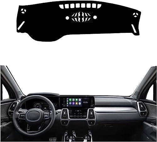 KAMNIK Armaturenbrett Abdeckung Für Kia Sorento 2021 2022 Sonnenschutz Pad Dashboard Abdeckung Dash Matte Nicht-Slip Armaturen,A/LHD