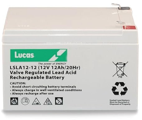 LUCAS STRIDENT Equivalent 12V-12AH RECHARGEABLE MOBILITY SCOOTER BATTERY 1 YEAR WARRANTY