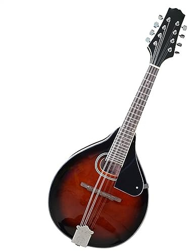 Spruce Panel Oval Sound Hole 8 String Mandolin Western Musical Instrument With Accessories Mandolin for Adult (Color : 01)
