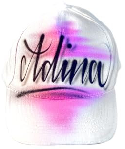 Handgefertigte Airbrush Cap, personalisiert mit individuellen Namen oder Wunschtext - Kappe - Mütze