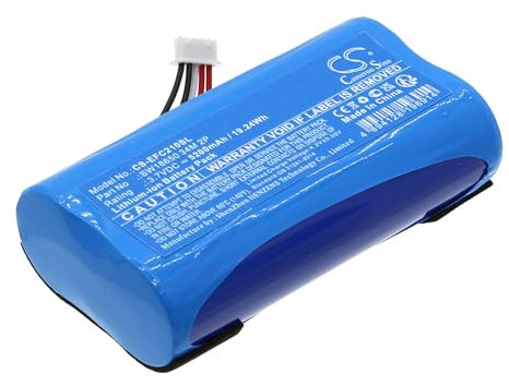 TECHTEK Battery 5200mAh compatible with [Eufy] 2C Pro indoor Camera, 2C Security Camera, Wireless Door 2K Wireless Door Security C210 SoloCam, SoloCam E40, TB210, Video Doorbell 2k replaces 34M 2P