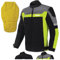 XAVIA GALE Veste De Moto Homme - Blouson Moto Imperméable Et Ventilé Avec Protection De Niveau 2 | Pour Toutes Les Saisons (M, Jaune)