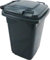 The-Wheelie-Bin-Company 30 Litre Miniature Wheelie Bin Dark Grey NO Castors