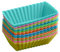 Amosfun 12Pièces Lot de Moules à Gâteau Silicone Caissettes à Muffins et pour Pâtisserie Résistants Aux Températures Couleurs Aléatoires