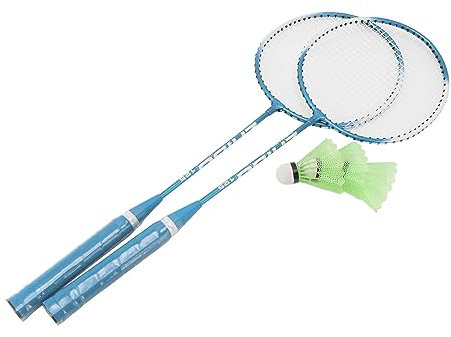 Super Light Badminton Racket Set Für 2 Spieler - Robuste Mittelgroße Rute, L -Ance, Ideal Für Anfänger, Schmuck e Badminton -Schläger Für F & Fitness