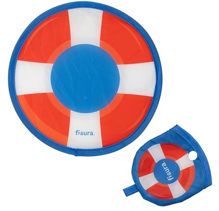 FISURA – Runder faltbarer Fächer. Original faltbarer Handventilator. Faltbares Frisbee. Tragbarer Fächer für Partys. 20 zentimeter.