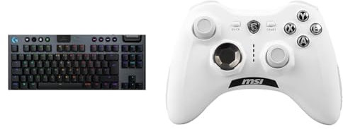 Logitech G G915 X & MSI Force GC30 V2 White Kabelloser
