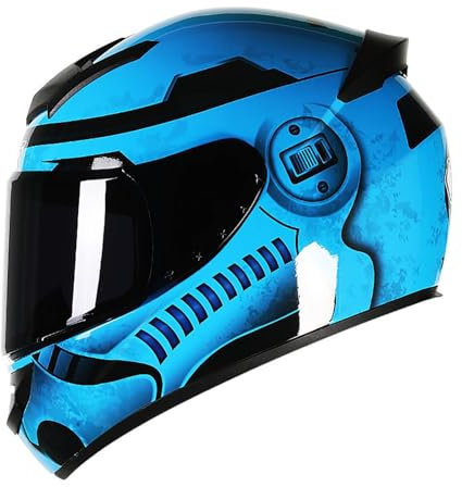 Motorradhelm Klapphelm Integralhelm Fullface Helm Rollerhelm Sturzhelm Mit Doppelvisier Sonnenblende ECE Zertifiziert Für Damen Herren Erwachsene C3,XXL/{61~63cm}