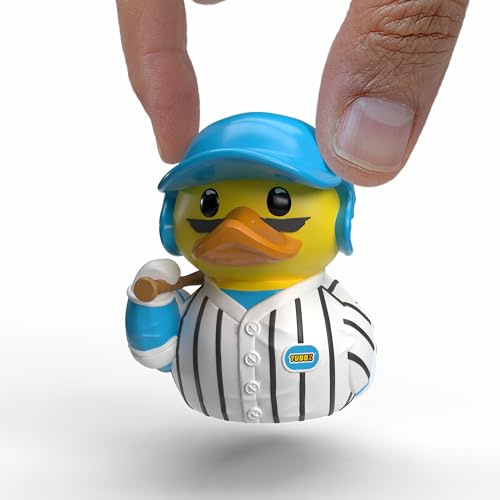 TUBBZ Mini: Sports - Baseball als Cosplay-Gummiente Vinyl-Figur | Tee Time Geschenk mit Badewannen-Display - Fairway-Fan, Clubhouse Neuheit, Vatertagsidee, Putting Enthusiast & Jeep Ducking