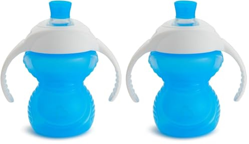 Munchkin Click to Lock Trainer Cup with Chew Proof Spout, 8 oz/237 ml (Color Assorted) (Pack of 2)