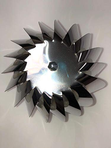 Comignoli girevoli, Cappello eolico Terminale per camini in acciaio inox, Base tonta…D120mm