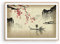 Poster Rahmen helle Eiche Deko 100x70cm Blume Kirschen Japan Wandposter Art Prints Wanddeko Bild Wand Kunstdruck Wandbilder Dekoration Wohnzimmer Schlafzimmer Küche Modern Wall Art P2NAA100x70-5020