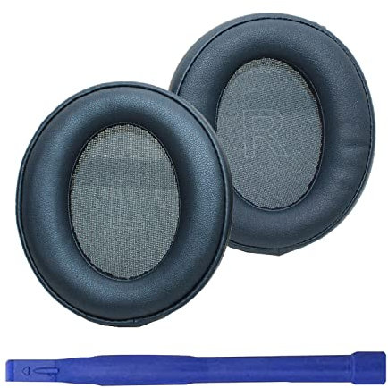 Adhiper Q30 Cuscinetti Auricolari Proteici in Pelle Cuscinetti per Cuffie con Cancellazione del Rumore Parti di Ricambio per Cuffie Compatibile con Anker Soundcore Life Q30/35 Cuffie (blu mezzanotte)