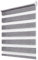 Deswell Doppelrollo Klemmfix ohne Bohren Marmor-Grau B110 x H150 cm (Stoffbreite 106cm) Rollos für Fenster ohne Bohren für Fenster mit Lichtdurchlässig & Verdunkelnd/Höhe Stufenlos Verstellbar