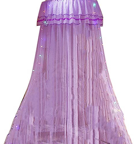 # Prinzessin Bett Netz Zimmer Dekor Kuppel Premium Garn Netzvorhänge Mädchen Traumzelt Ablehnung Betthimmel Bettvorhang Bettzelt