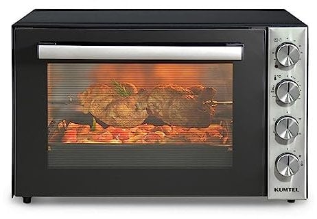 Forno d'appoggio multifunzione nero inox LX-9645 Kumtel