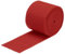 QUARKZMAN 5cm Gummiband Breit zum Nähen, 2.5 Meter Elastic Rubber Band, Breites Gummiband für Hosen, Bund, Stoffe zum Nähen (Rot)