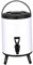 perfk Distributeur de Boissons Isotherme avec Robinet Distributeur de Boissons Chaudes et Froides Seau à thé au Lait Isolant pour fête de Mariage, 6l