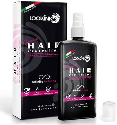 Protector Térmico Pelo 100 ml – Leave In Profesional | Protege hasta 230°C y de rayos UV | Anti-Frizz, Anti-Humedad | Hidrata, Desenreda y Repara Cabello Seco, Dañado, Rizado o Liso