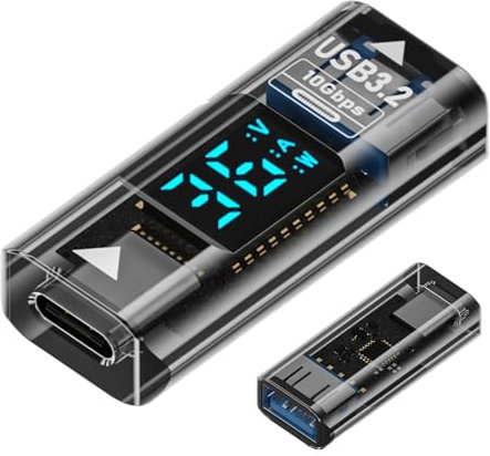 Femmina USB a USB C Femmina - Adattatore femmina USB C da femmina USB | Adattatore da USB A TO USB C - Adattatore Bidirezionale USB 3.1 a USB di tipo C, connettore di estensione USB ad alta velocità