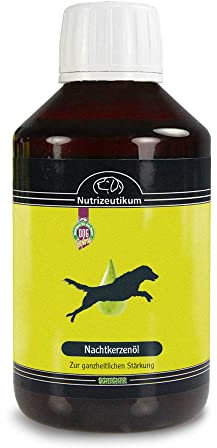 Schecker Futteröl - 100% Nachtkerzenöl - kalt gepresst - 250 ml - beruhigt die Haut - hochwertiges Öl - Evening Primrose Oil