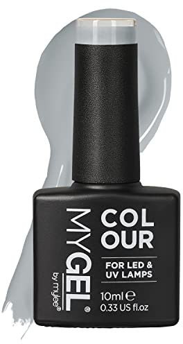 MYGEL by Mylee Steel my heart Esmalte de uñas de gel, 10 ml, manicura y pedicura con lámpara UV/LED, uso profesional y doméstico, otoño e invierno, de larga duración y fácil de aplicar