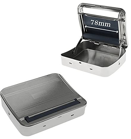 HIBRON Automatische Rollmaschine aus Metall für Tabak, 1,1/4, 78 mm