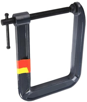 Abrazadera en U de garganta profunda de alta resistencia, abrazadera en C de alcance profundo, apertura de mandíbula, dispositivo de sujeción de carpintería DIY(100,185mm)