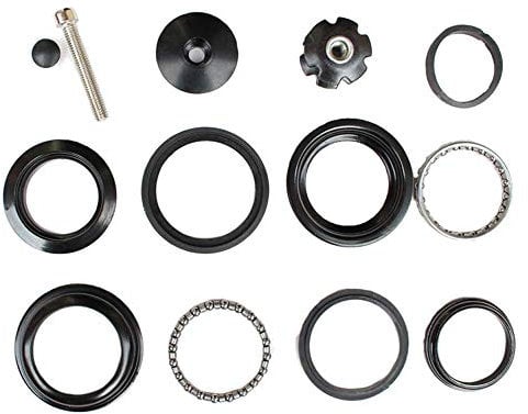 BQPOLING 1-1/8 Heavy Duty Headset Top Cap Bearings, 34mm / 44mm Diameter Threadless Stem Tapered Sealed BMX Bearing Nuts for Mountain MTB Bike (34MM)