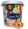 Lyra Pet® 5 kg Kauringe mit Hühnerbruststreifen in 30 L Tonne | Fettarmer Kausnack | Leckerli aus Rind & Huhn für Hunde | Langer Kaugenuss | Verträgliches Hundefutter | Wiederverschließbarer Beutel