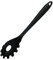 Pasta Server Silicone Handle Spaghetti Measure Spoon Noodle Colander Kitchen Cooking Gadget Tools Black