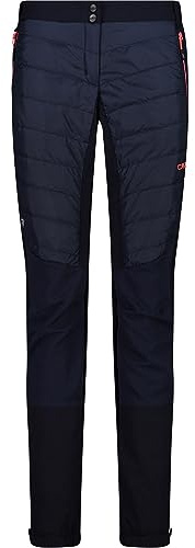 CMP W Pant Iv Blau - PrimaLoft Warme wasserabweisende Damen Trekking Hose, Größe 46 - Farbe Black Blue - EWD Fluo