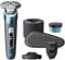 Philips Rasierer Series 9000 - Elektrischer Nass- und Trockenrasierer, Eisblau, Lift&Cut-Rasiersystem, SkinIQ-Technologie, Pop-up-Trimmer, Bartstyler, Reinigungsstation & Ladestation (Modell S9982/59)