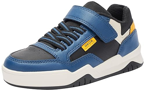 Geox Boys' J Perth Boy E Trainers, Avio Yellow, 3 UK